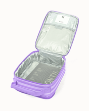 Load image into Gallery viewer, MontiiCo Large Insulated Lunch Bag - Lilac Stripe