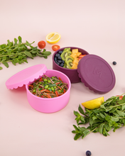 Load image into Gallery viewer, Ruby Silicone Scallop Bowl
