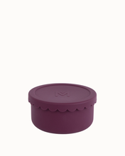 Load image into Gallery viewer, Ruby Silicone Scallop Bowl