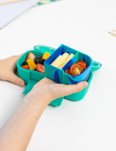 Load image into Gallery viewer, MontiiCo Snack Tray - Coastal Marble