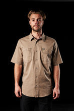 Load image into Gallery viewer, FXD Workwear  SSH.1 - SHORT SLEEVE STRETCH WORK SHIRT - KHAKI