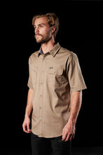 Load image into Gallery viewer, FXD Workwear  SSH.1 - SHORT SLEEVE STRETCH WORK SHIRT - KHAKI