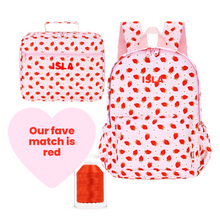 Load image into Gallery viewer, Strawberry Fields Junior Insulated Lunch Bag + Ice Pack