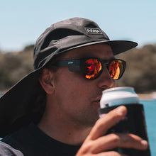 Load image into Gallery viewer, Matte Black Red Polarised Cruisers