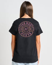 Load image into Gallery viewer, Girls Black SS Tee