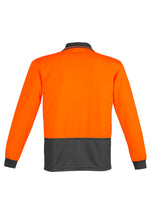 Load image into Gallery viewer, ZH410 SYZMIK Mens Hi Vis Comfort Back Long Sleeve Polo