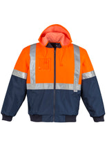 Load image into Gallery viewer, Hi Vis Quilted Flying Jacket ZJ351 - Orange/Navy