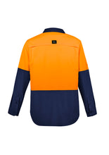 Load image into Gallery viewer, ZW468 SYZMIK  Mens Hi Vis Outdoor Long Sleeve Shirt