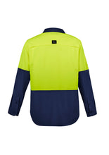 Load image into Gallery viewer, ZW468 SYZMIK  Mens Hi Vis Outdoor Long Sleeve Shirt