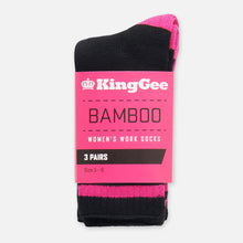 Load image into Gallery viewer, Bamboo Crew Work Socks 3 Pack