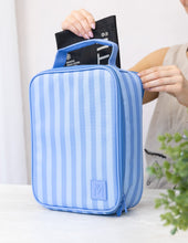 Load image into Gallery viewer, MontiiCo Large Insulated Lunch Bag - Splash Stripe