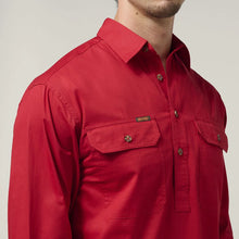 Load image into Gallery viewer, Mustang Closed Front Workshirt - Fiery Red