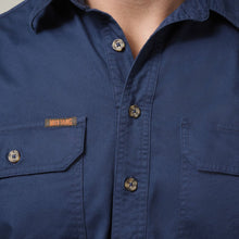 Load image into Gallery viewer, Mustang Closed Front Workshirt - Navy
