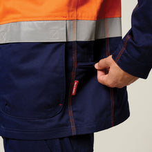 Load image into Gallery viewer, Durable Hi-Vis Cotton Drill Taped Jacket for Work Safety