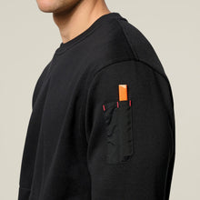 Load image into Gallery viewer, Stylish Crew Neck Fleece Jumper with Pockets for Men