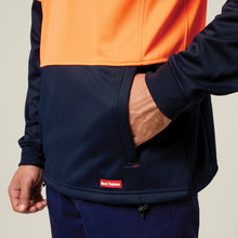 Load image into Gallery viewer, Hi-Vis 2 Tone 1/4 Zip Brushed Fleece Jumper for All Seasons