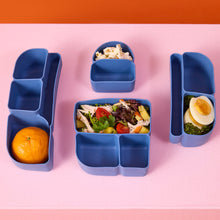 Load image into Gallery viewer, silicone bento buddy - lunchbox - ocean
