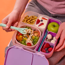 Load image into Gallery viewer, silicone bento tray - lunchbox - berry
