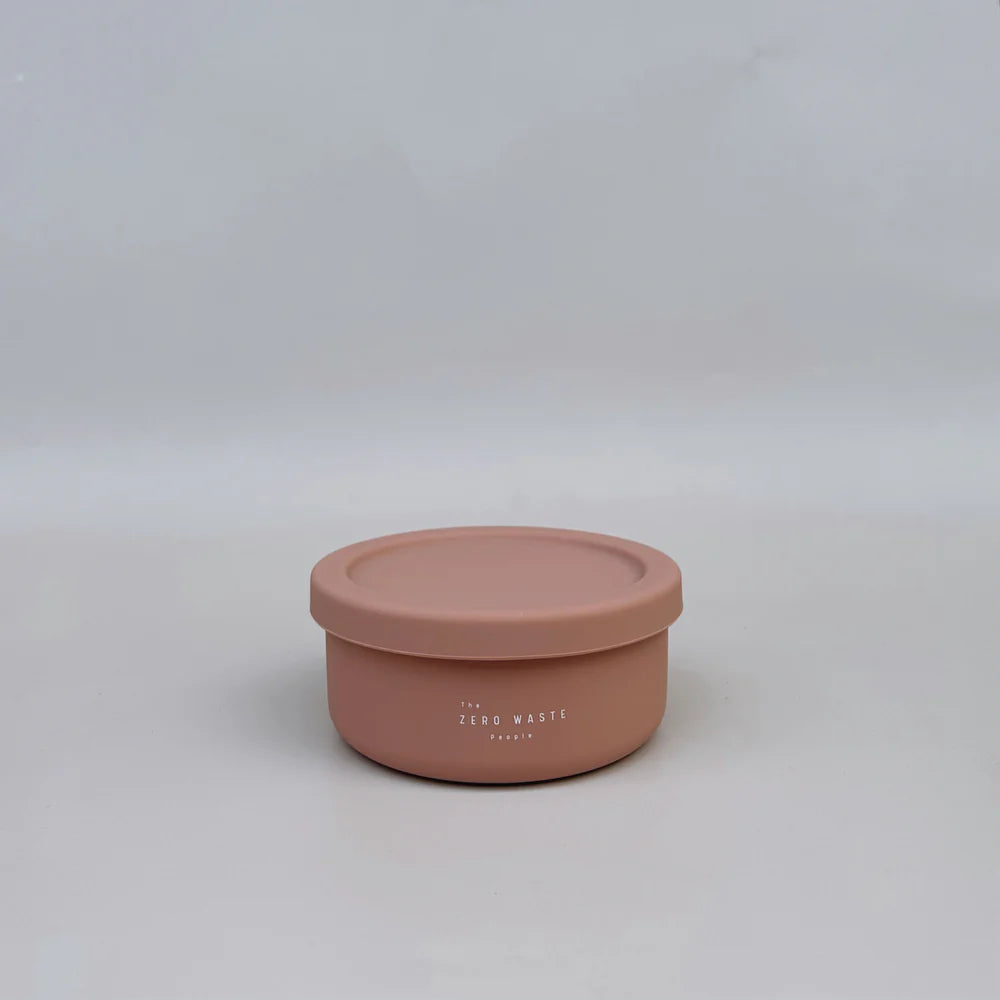 Dusty Pink Small Round Container