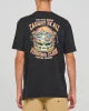 Load image into Gallery viewer, CAUGHT FK ALL SKULL | SS TEE - BLACK
