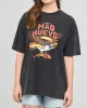 Load image into Gallery viewer, BIRDS OF PREY | WOMENS OVERSIZED TEE - WASHED BLACK
