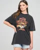 Load image into Gallery viewer, BIRDS OF PREY | WOMENS OVERSIZED TEE - WASHED BLACK
