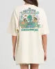 Load image into Gallery viewer, MERMAIDS DRINK FREE | WOMENS OVERSIZED TEE - STONE : H226W01015
