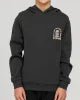 Load image into Gallery viewer, DEAD SHRED | YOUTH HOODED PULLOVER - VINTAGE BLACK : H226B08003
