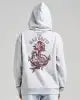 Load image into Gallery viewer, MERMAID ANCHOR | WOMENS HOODED PULLOVER - GREY MARLE : H226W08001
