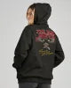 Load image into Gallery viewer, BORN TO HUEYS | WOMENS HOODED PULLOVER - BLACK : H226W08003
