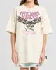 Load image into Gallery viewer, BORN TO HUEYS | WOMENS OVERSIZED TEE - STONE : H226W01013
