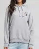 Load image into Gallery viewer, MERMAID ANCHOR | WOMENS HOODED PULLOVER - GREY MARLE : H226W08001
