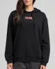 Load image into Gallery viewer, BORN TO HUEYS | WOMENS HOODED PULLOVER - BLACK : H226W08003
