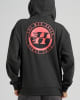 Load image into Gallery viewer, H SERIES SPLIT | WOMENS HOODED ZIP THRU - VINTAGE BLACK : H226W08006
