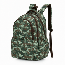 Load image into Gallery viewer, Camo Campus School Backpack
