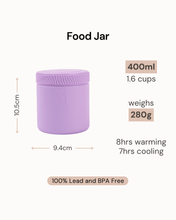 Load image into Gallery viewer, MontiiCo Insulated Food Jar - Lilac
