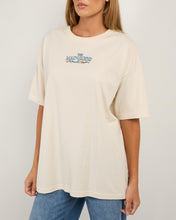 Load image into Gallery viewer, Mermaids Drink Free | Womens Oversized Tee - Stone
