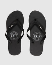 Load image into Gallery viewer, UNIT Mens Stamp Flip Flops
