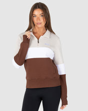 Load image into Gallery viewer, UNIT Ladies Fleece - Half Zip - Coco
