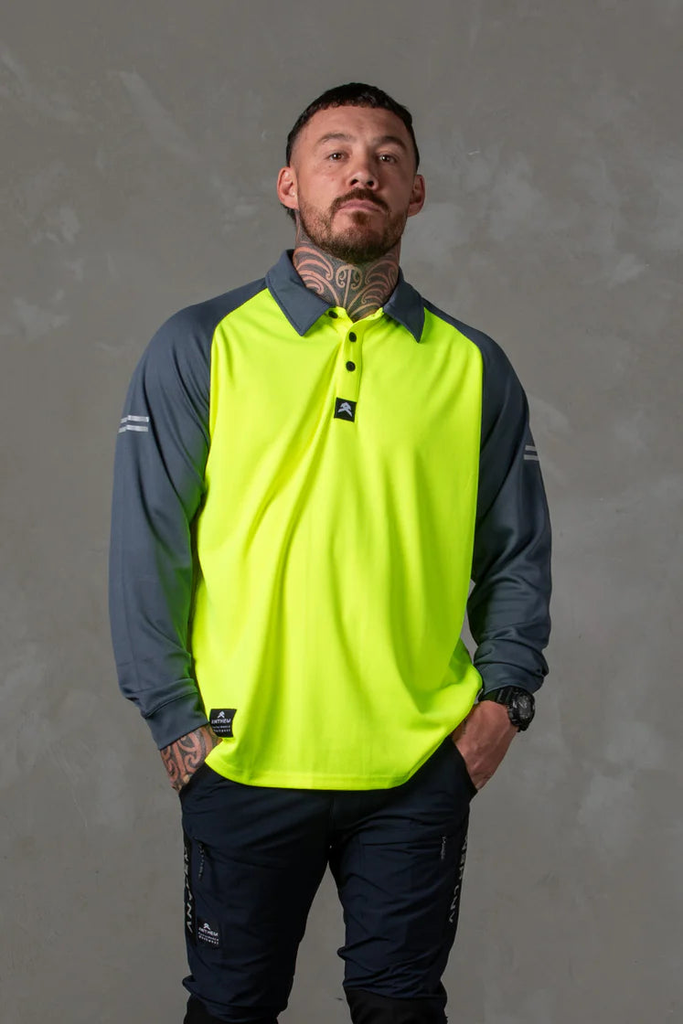 Hi Flow Long Sleeve Performance Polo - T0135