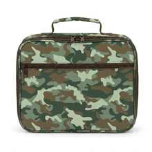 Load image into Gallery viewer, Camo Junior Insulated Lunch Bag + Ice Pack
