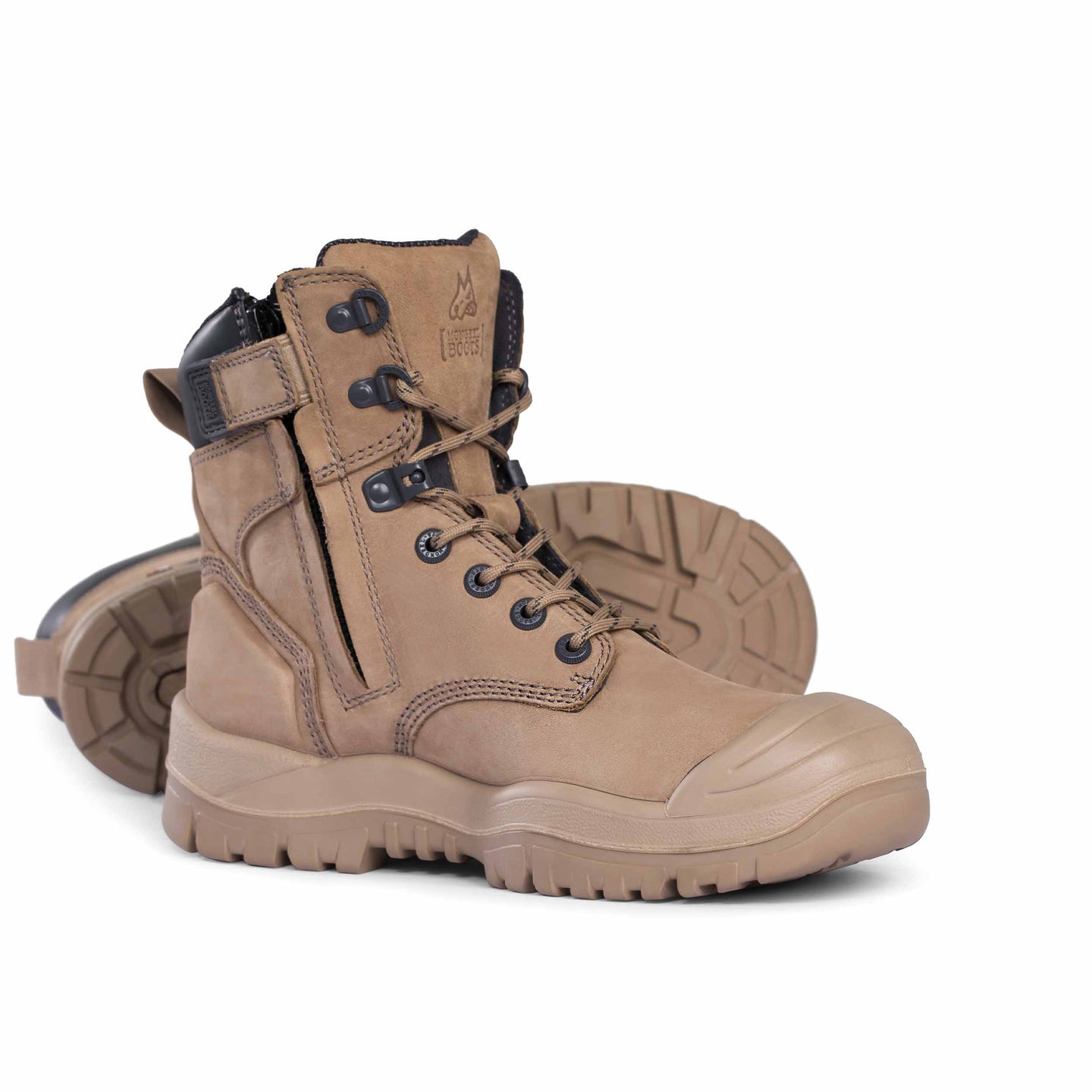 561 HIGH LEG ZIPSIDER BOOT W/ SCUFF CAP WHEAT