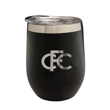 Load image into Gallery viewer, CFC Black Wine Tumbler 350ml
