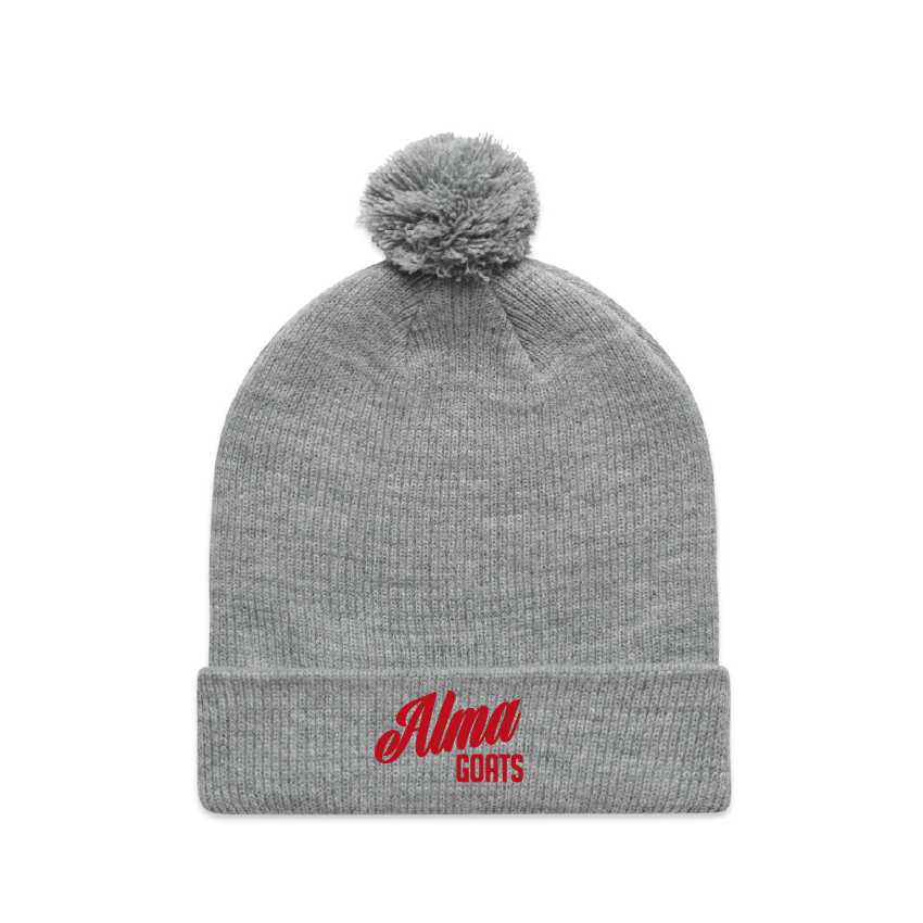 ALMA GOATS Pom Pom Beanie