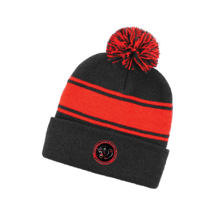 West Panthers Pom Pom Beanie