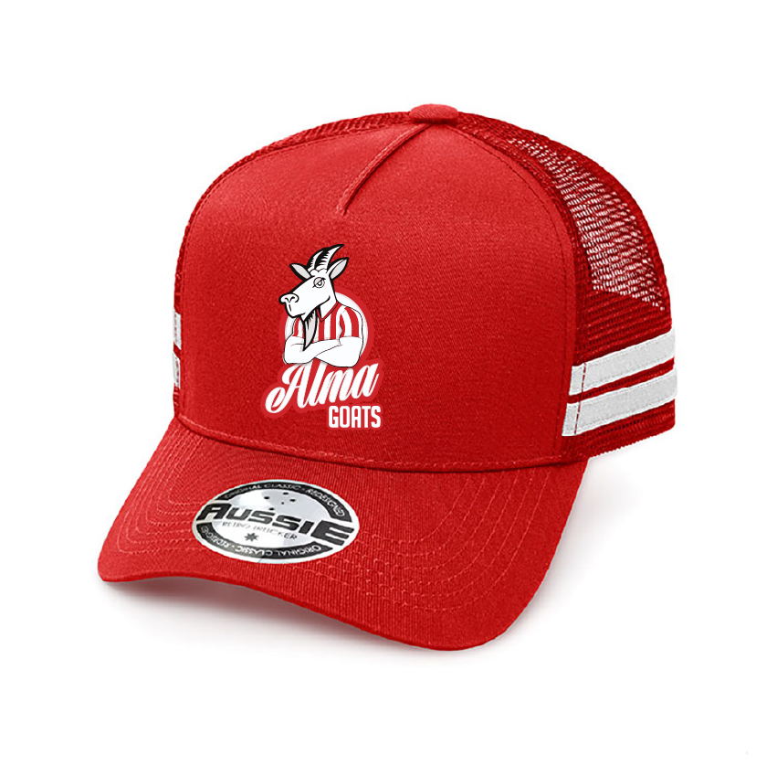 ALMA GOATS Stripe Trucker