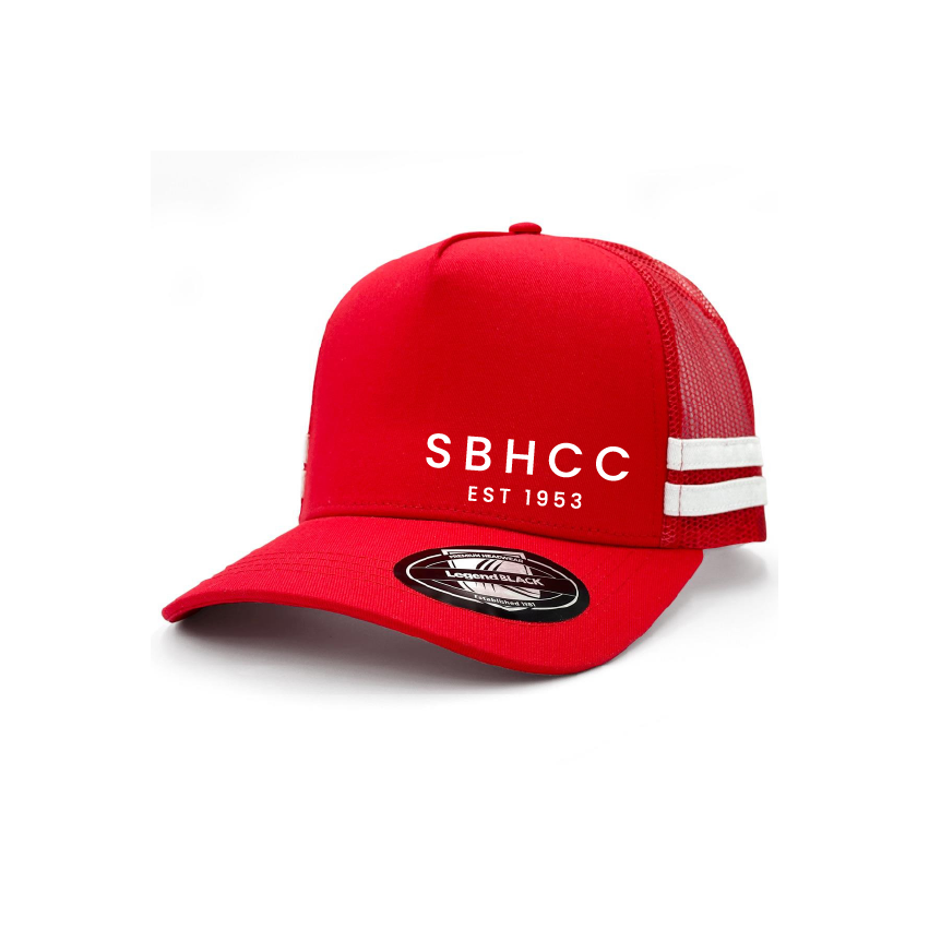 SBHCC Striped Trucker