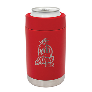 ALMA GOATS Stainless Steel Red Can Caddy