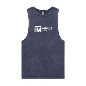 IMPACT GYM STAPLE STONE WASH BARNARD TANK 5039