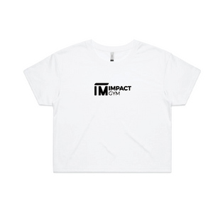 IMPACT GYM WOMENS CROP TEE 4062